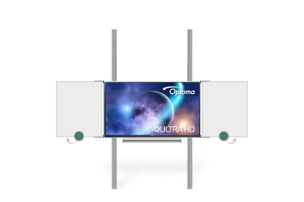 Interaktivní sestava LCD panel na PYLONU AL s křídly